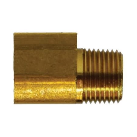 Midland Industries Elbow, Elbow, 38 x 14 Nominal, Inverted Flare x MNPTF, 0032 Wall Thickness, 1000 psi, 65 to 25 12065
